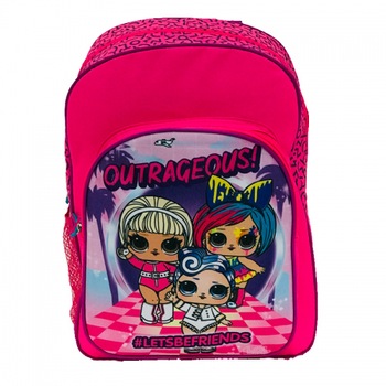 Ghiozdan Lol Mediu, 37 x 27 x 12 cm Ghiozdan Lol Mediu, 37 x 27 x 12 cm