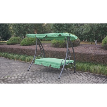 Leagan/balansoar cu spatar rabatabil pentru gradina/terasa, Kring Sorrento, 195x120x164cm, Verde Leagan/balansoar cu spatar rabatabil pentru gradina/terasa, Kring Sorrento, 195x120x164cm, Verde