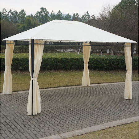 Pavilion impermeabil Kring Djura cu protectie UV pentru gradina/terasa/curte, poliester, 300x400 cm