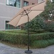 Kring Sala Terasz/kerti napernyő, átmérője 2.70 m, forgattyú/billentés, bézs