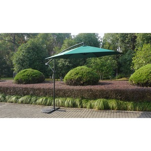 Umbrela terasa/gradina suspendata Kring Ranas, diametru 300 cm, verde