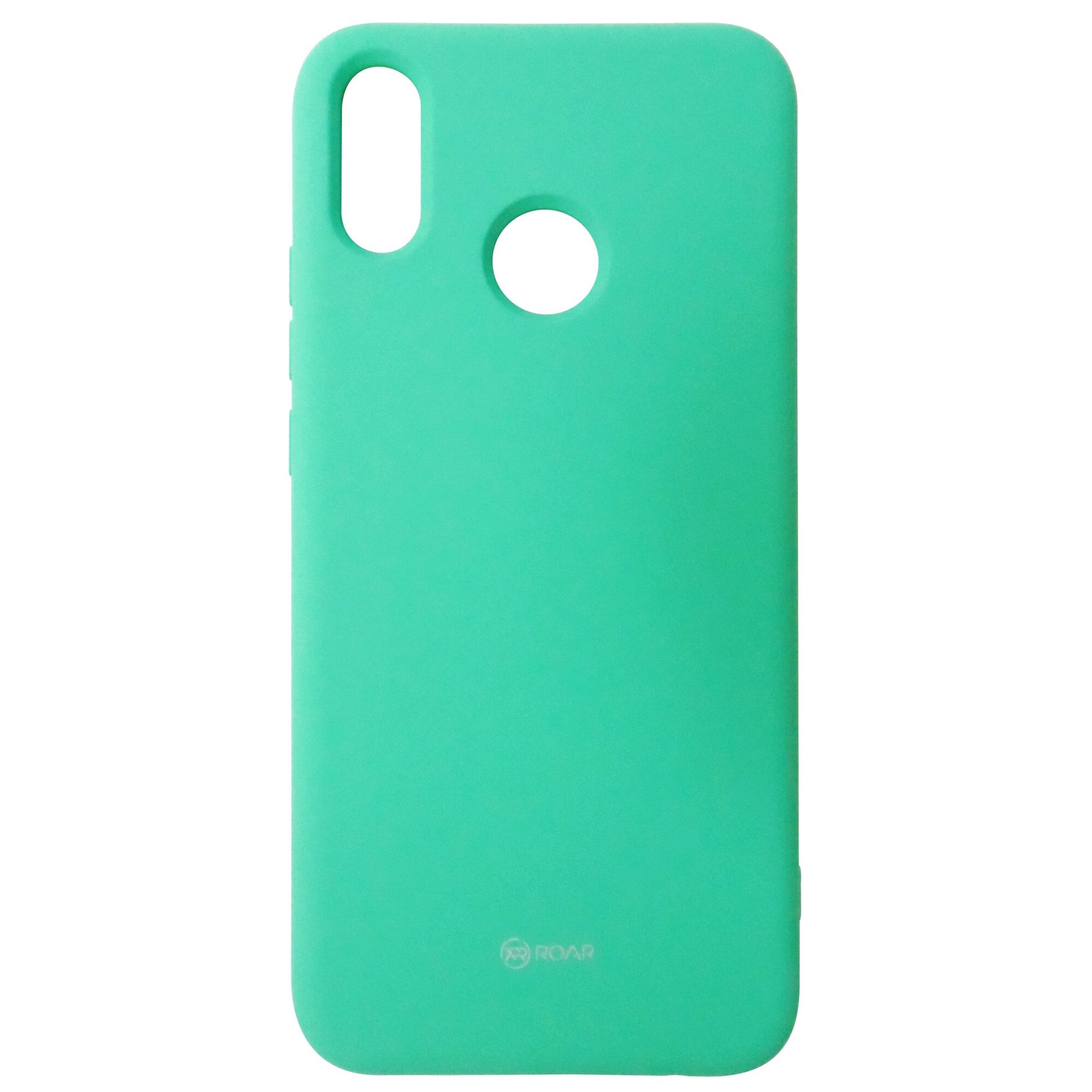 Husa silicon slim Jelly Roar verde mat pentru Huawei P20 Lite