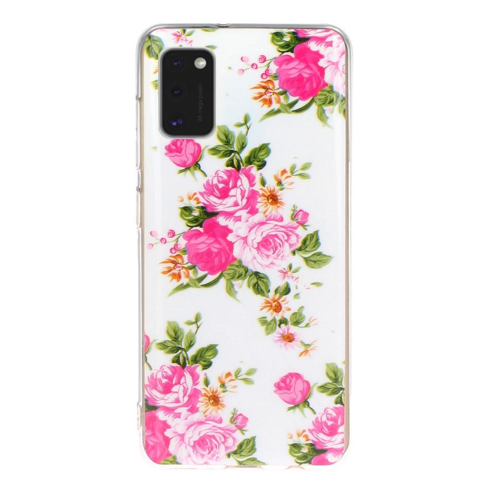 Husa Samsung Galaxy A41 model Roses, Fosforescenta, Antisoc, Viceversa Multicolor
