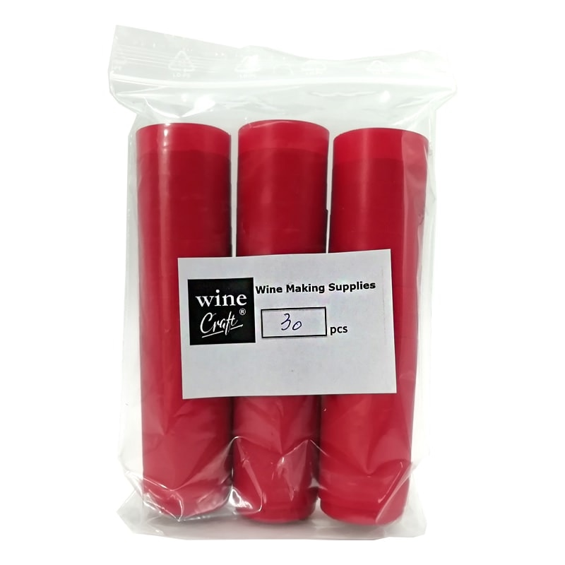 Set 30 capisoane rosii Wine Crafts