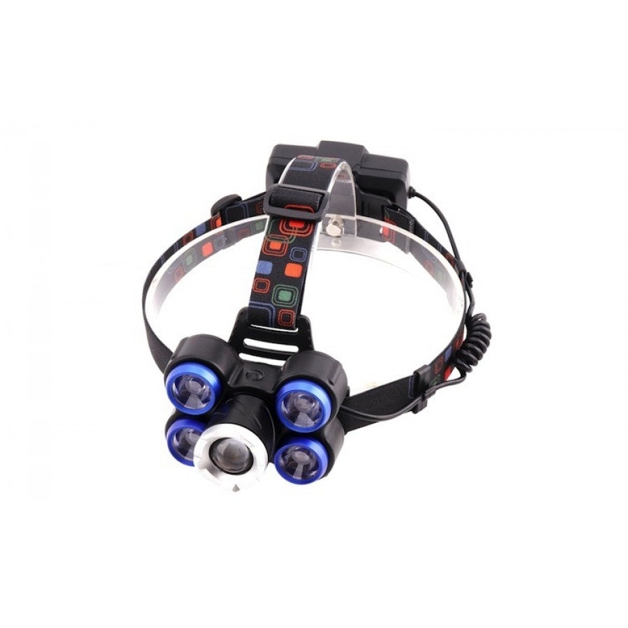 Lanterna Frontala De Cap MRG M-323 5 Led Zoom Reincarcabila