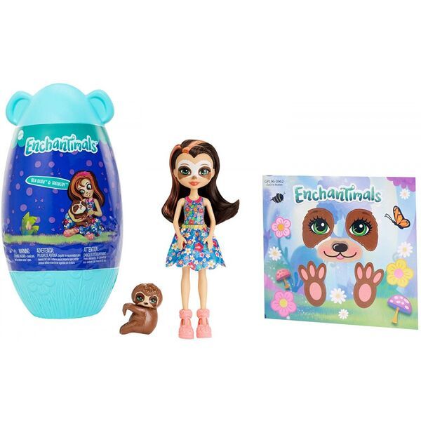 Set Mattel EnchanTimals - Sela Sloth si Treebody in ou surpriza