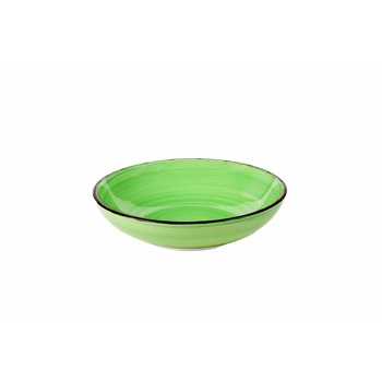 Farfurie adanca ceramica 20 cm, Gala, Verde Farfurie adanca ceramica 20 cm, Gala, Verde