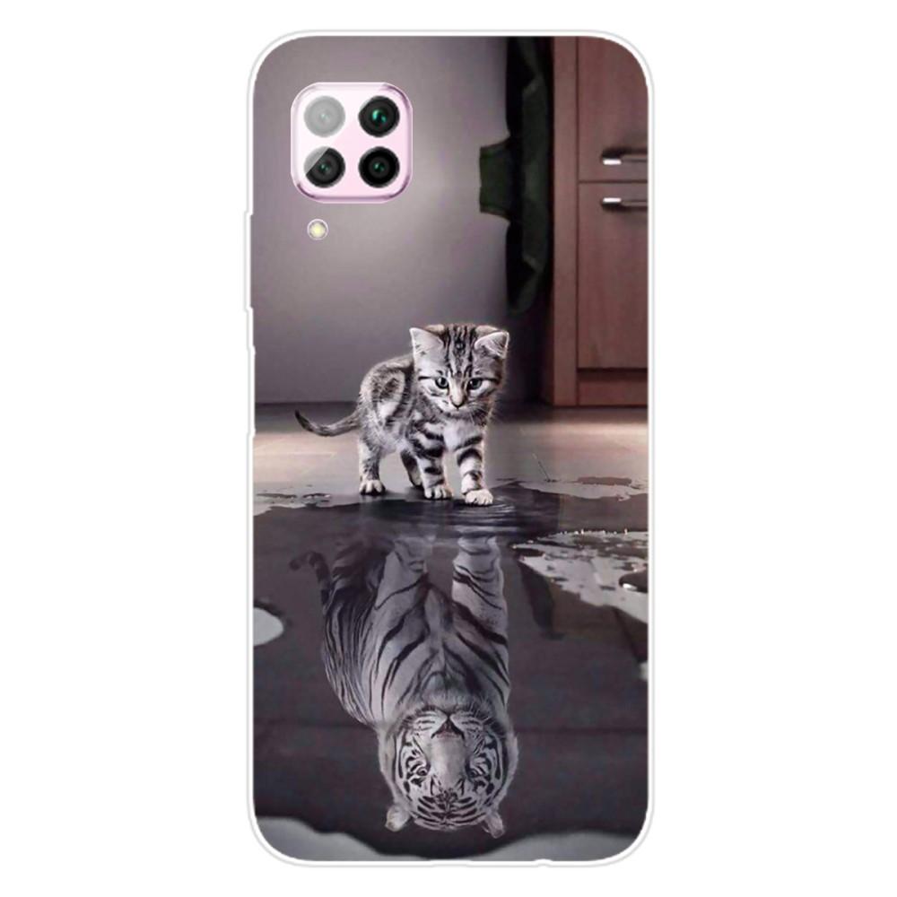 Husa Huawei P40 Lite model Tiger Soul, Silicon, TPU, Viceversa Multicolor
