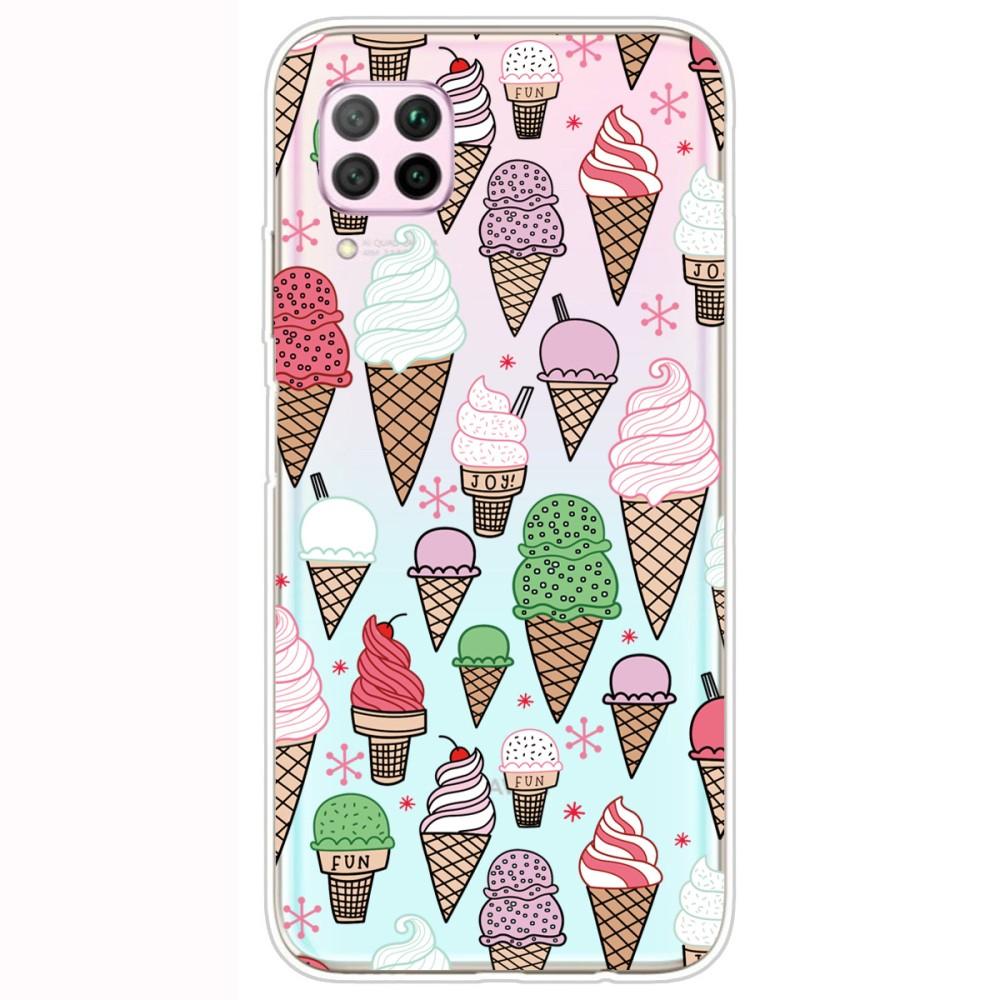 Husa Huawei P40 Lite model i Love Icecream, Silicon, TPU, Viceversa Multicolor