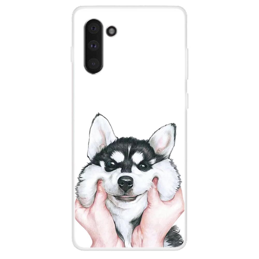 Husa Samsung Galaxy Note 10 model Cute Husky, Silicon, TPU, Viceversa Multicolor