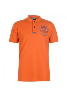 Tricou polo pentru barbati, Pierre Cardin, Bumbac, Imprimeu cu text, Portocaliu, L Tricou polo pentru barbati, Pierre Cardin, Bumbac, Imprimeu cu text, Portocaliu, L