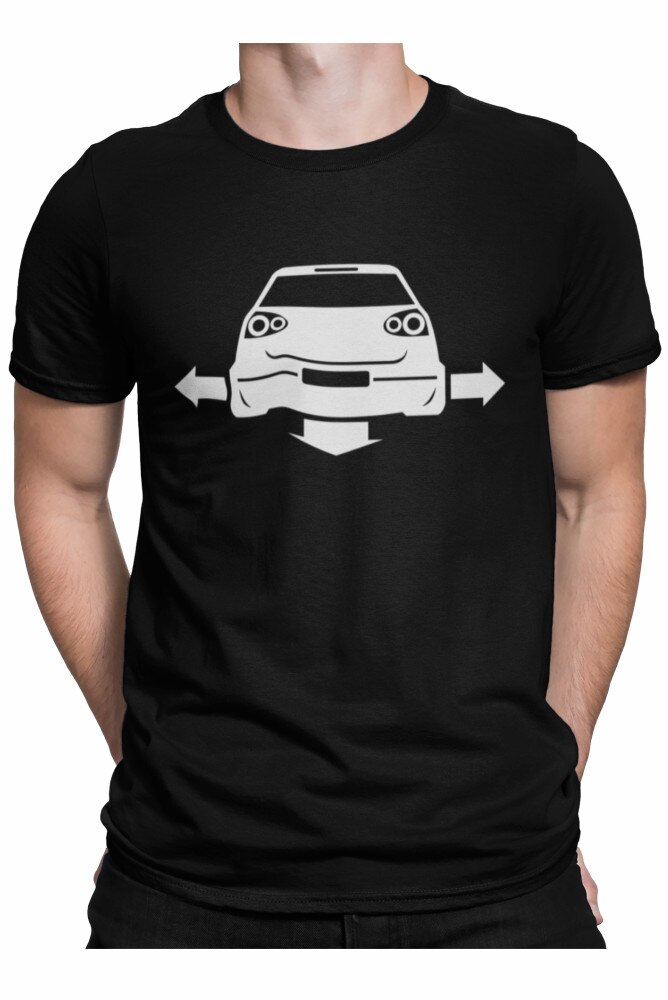 Tricou personalizat pentru barbati, Volkswagen wide, Negru, Negru