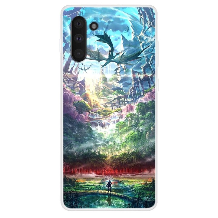 Husa compatibil cu SAMSUNG Galaxy Note 10 model Wonderland, Silicon, TPU, Viceversa Multicolor