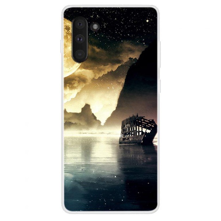 A burkolat kompatibilis a SAMSUNG Galaxy Note 10 Moon Light modellel, szilikon, TPU, Viceversa Multicolor