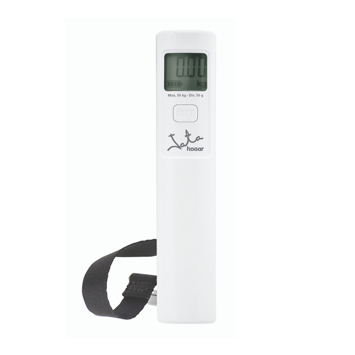 Везна за багаж Jata 55K, 50 кг, U-Power, Бяла