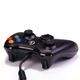 OEM Vezetékes kontroller, 2,2 m hosszú, Xbox 360 -kompatibilis, fekete