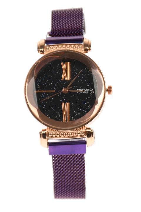 Ceas Dama Francesca di Geneva bronz/violet - F03205