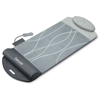 Covoras de Masaj pentru Yoga,4 programe, 3 nivele de intensitate, Gri Covoras de Masaj pentru Yoga,4 programe, 3 nivele de intensitate, Gri