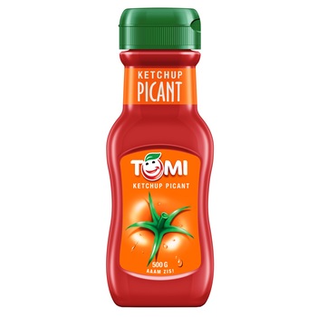 Ketchup picant Tomi, 500g Ketchup picant Tomi, 500g