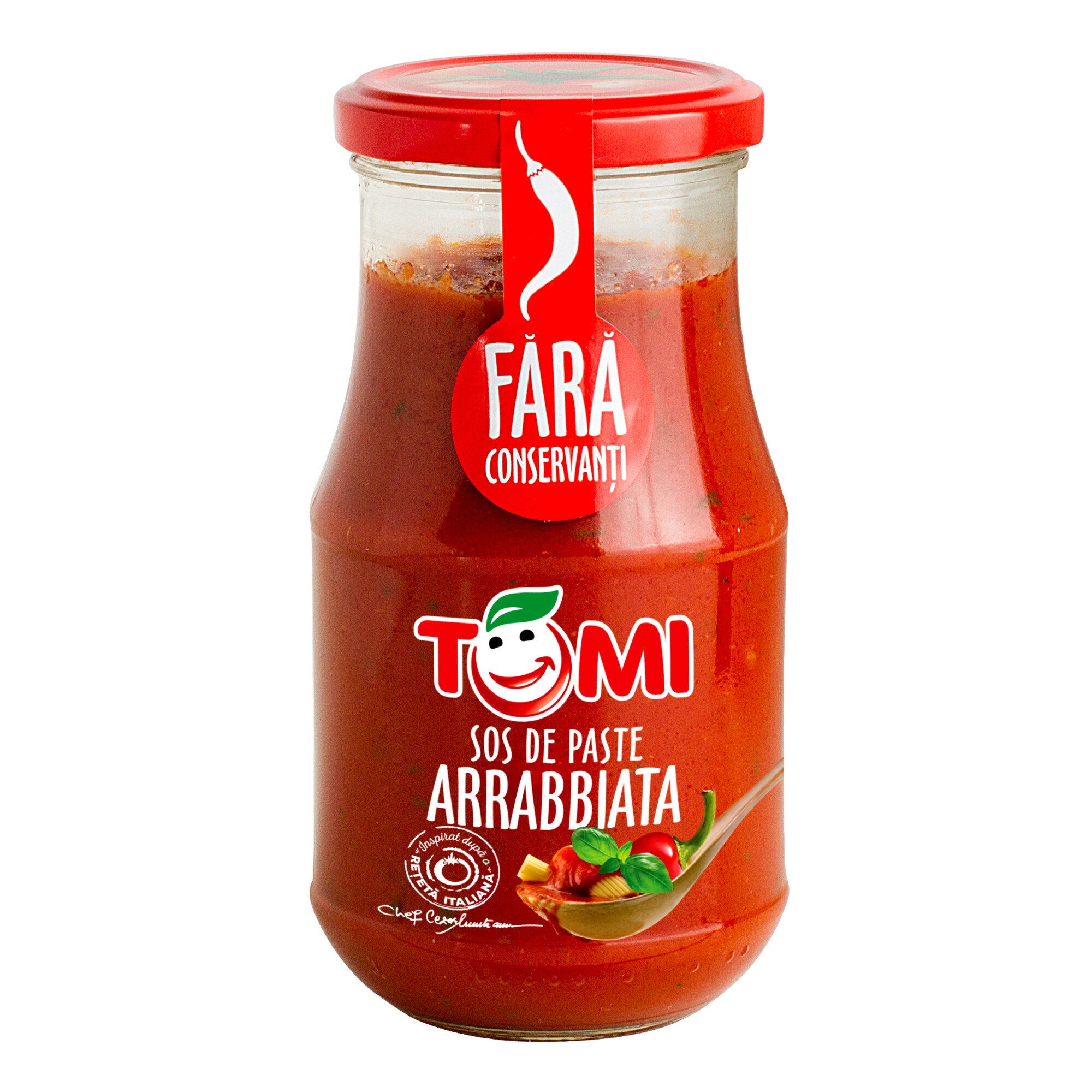 Sos de paste arrabbiata Tomi, 400g