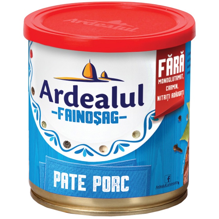 Pate porc Ardealul, 300g