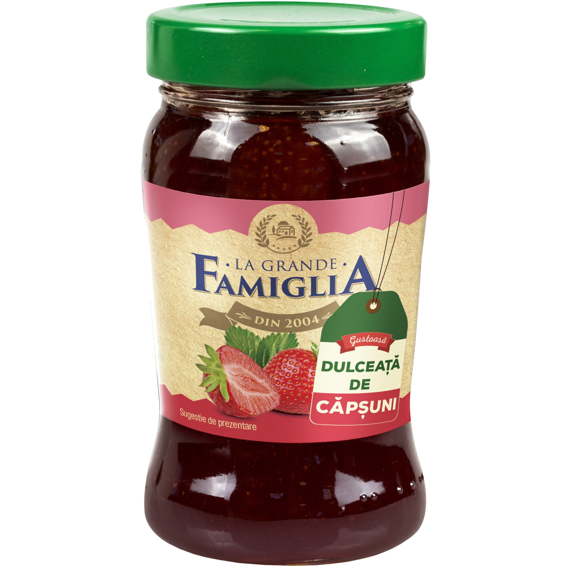 Dulceata de capsuni La Grande Famiglia, 360g