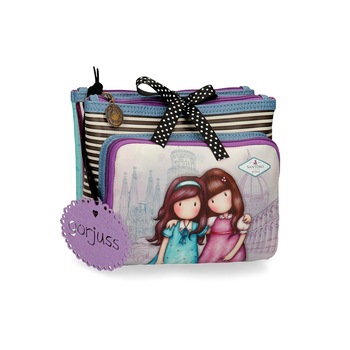 Borseta 3 compartimente 27 cm ,Gorjuss Friends Walk Together Borseta 3 compartimente 27 cm ,Gorjuss Friends Walk Together