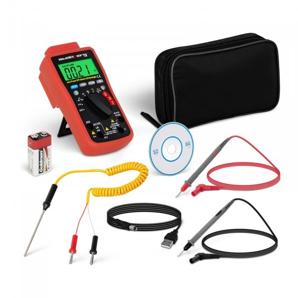 Multimetru digital cu citire temperatura cu USB SBS-DM-1000USB STEINBERG 10030398