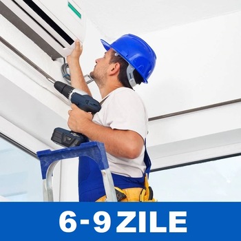 Serviciul de instalare fara KIT inclus, instalare 6-9 zile lucratoare pentru aparatele de aer conditionat intre 9000 - 12000 BTU Serviciul de instalare fara KIT inclus, instalare 6-9 zile lucratoare pentru aparatele de aer conditionat intre 9000 - 12000 BTU