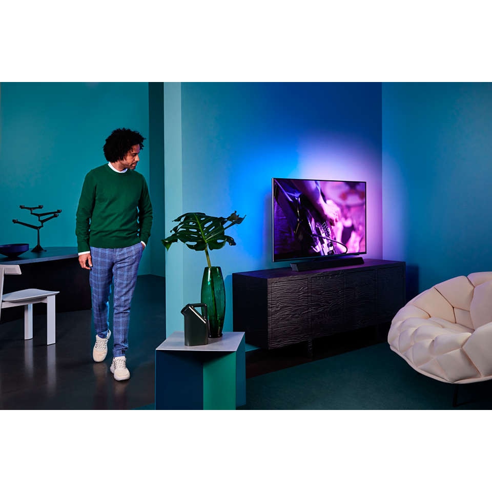 Televizor Philips Ambilight LED 65PUS9435, 164 cm, Smart Android, 4K Ultra HD, Clasa G