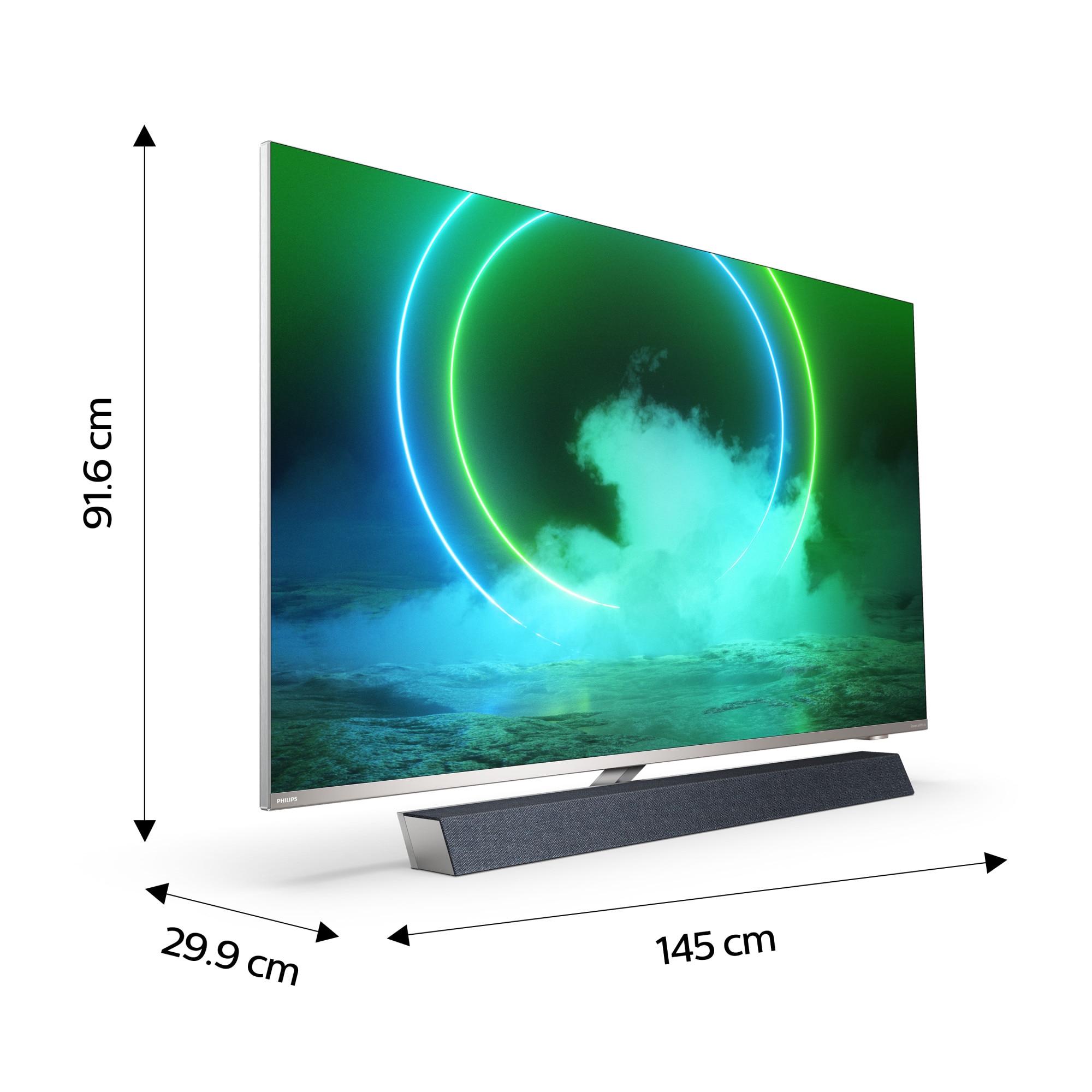 Televizor Philips Ambilight LED 65PUS9435, 164 cm, Smart Android, 4K Ultra HD, Clasa G