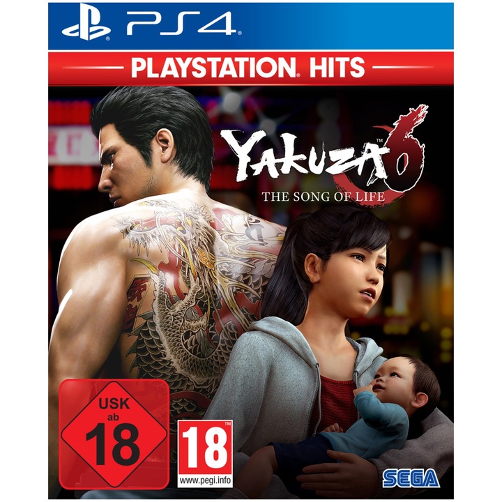 Игра Yakuza 6: The Song of Life HITS за PlayStation 4