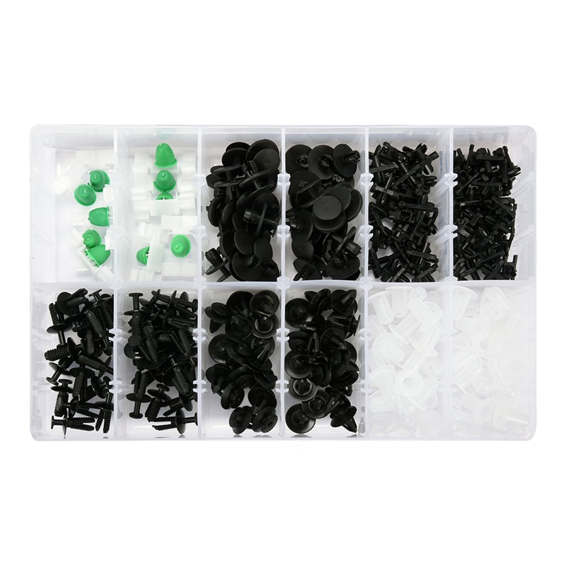 Set clipsuri cleme auto de plastic, TECHMAN, bmw, 290 piese