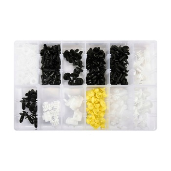 Set clipsuri cleme auto de plastic, TECHMAN, Mercedes, 270 piese Set clipsuri cleme auto de plastic, TECHMAN, Mercedes, 270 piese