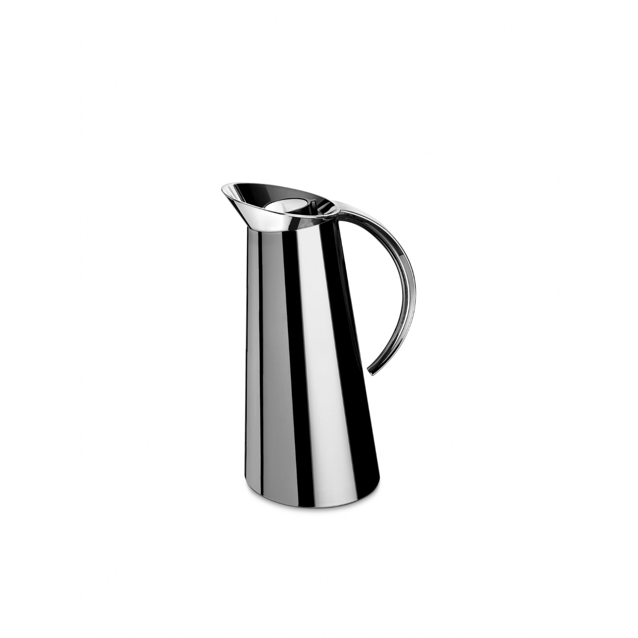 Termos tip carafa Casa Bugatti, Glamour Thermos, 1.1L, cu pereti dubli din sticla, ABS, silver