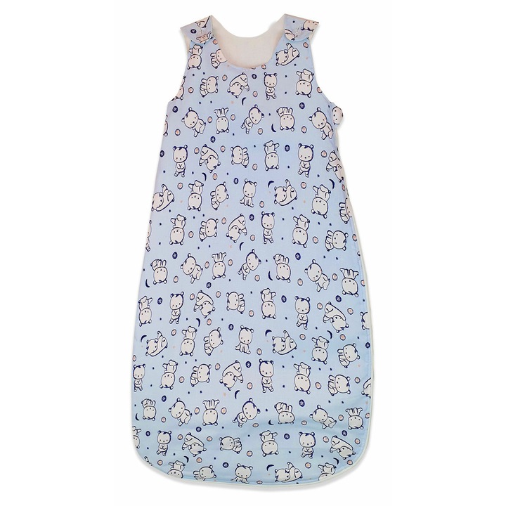 Sac de dormit, KidsDecor, vara 0.5 tog Baby Bear albastru 110 cm