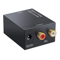 convertor semnal audio digital coaxial  spdif toslink la semnal analog rca l  rcablu alimentare usb  cablu optic rca si de alimentare inclus negru imagen 34_0_
0
