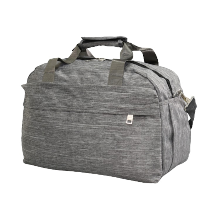 Пътна чанта за ръчен багаж , 8063 , 20/30/40 см , Текстил , Сива