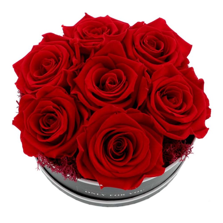 Aranjament Trandafiri Criogenati Luxury Rose Box