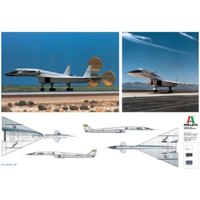 【かずき様ご確認用】ITALERI XB-70 Valkyrie 1/72 Macheta aeromodele Italeri North American XB-70 Valkyrie 1:72 ITA