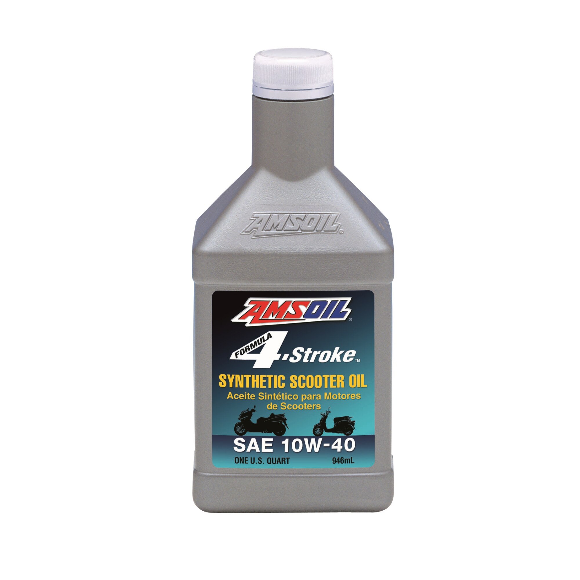 Ulei pentru Scooter, Amsoil Synthetic 4-Stroke® 10W40 Scooter Oil, 946ML