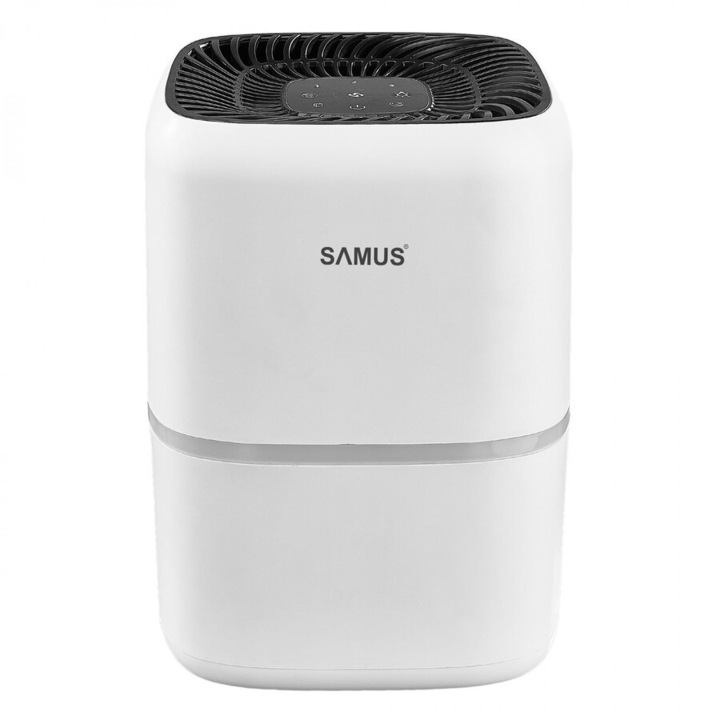 Samus Purify 18 Légtisztító, CADR 155 m3/h, Légionizáció, Érintésvezérlés, Fehér