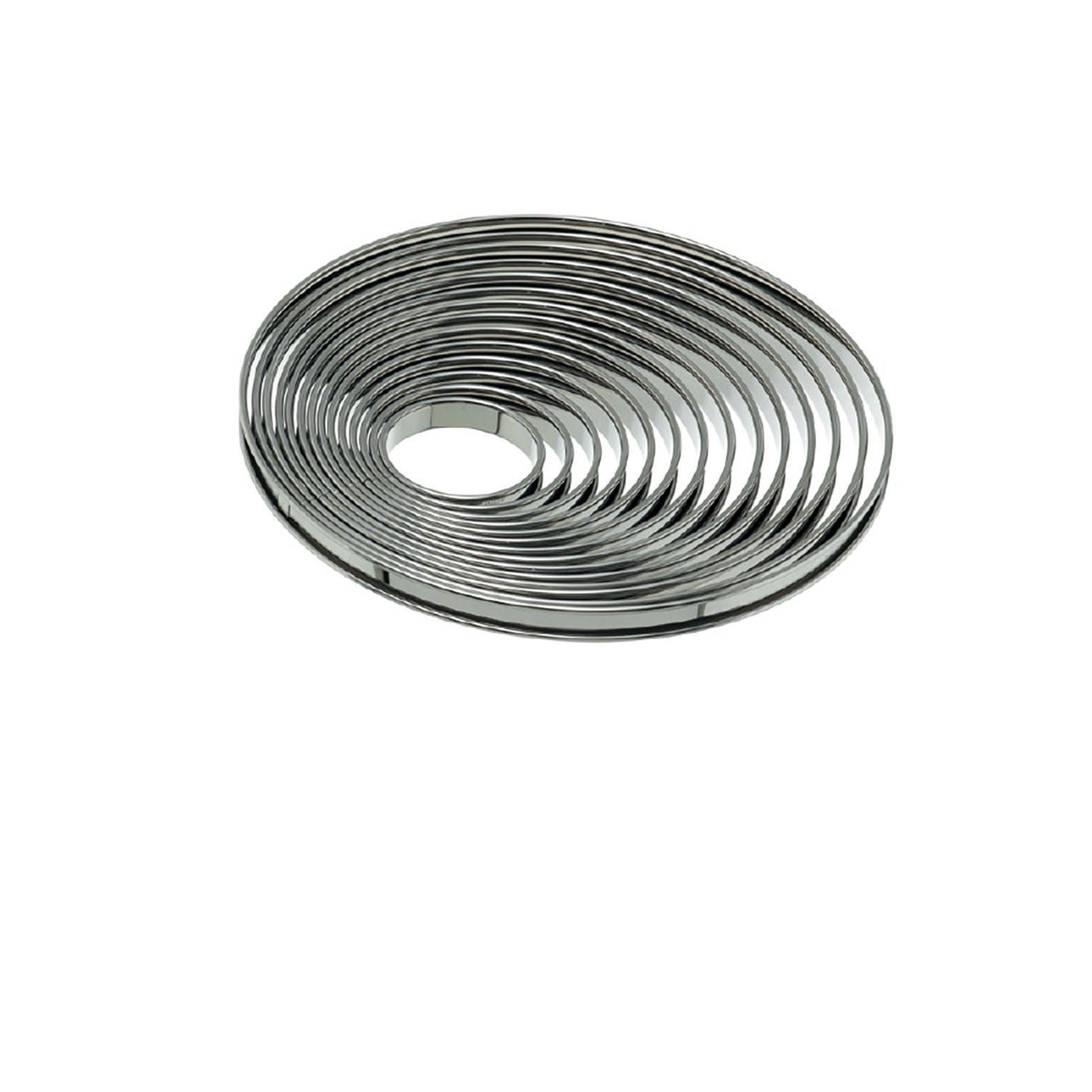Forma rotunda din inox pentru patiserie si cofetarie, Ø100xH20mm