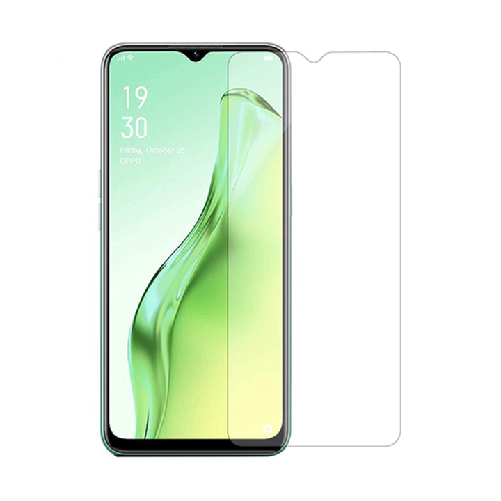 ScreenRegen védőfólia Oppo A31 kompatibilis, regenerálható szilikon, prémium, teljes ragasztó, átlátszó