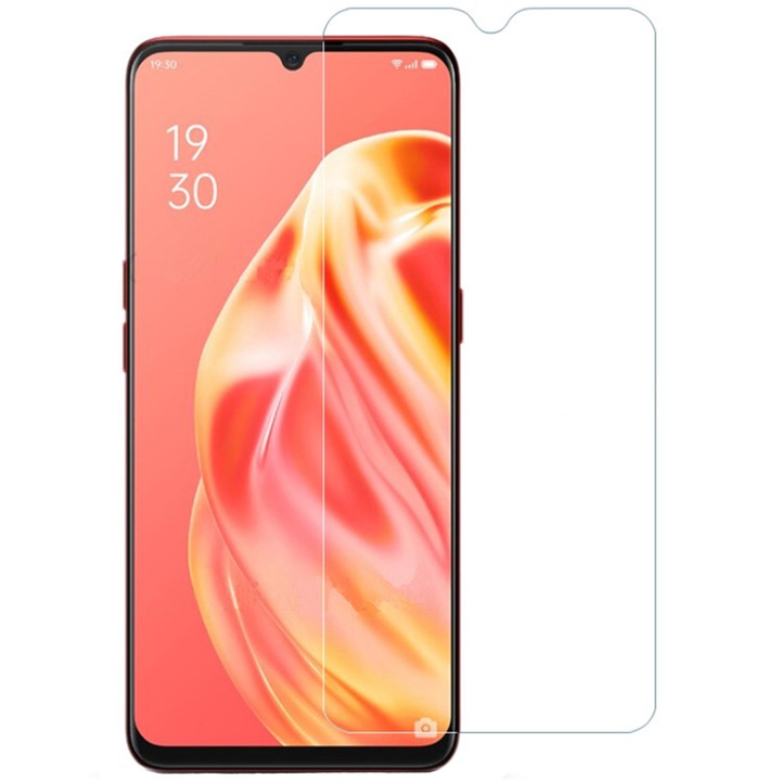 ScreenRegen védőfólia Oppo A91 kompatibilis, regenerálható szilikon, prémium, teljes ragasztó, átlátszó