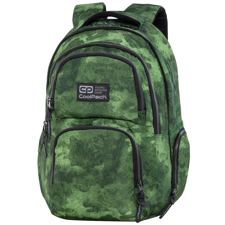Ghiozdan Coolpack AERO, verde si negru, 47 x 34 x 19 cm