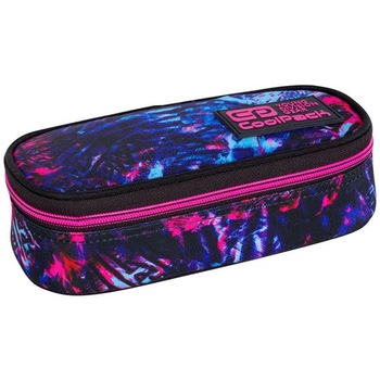 Penar Coolpack CAMPUS, cu un fermoar, albastru si multicolor Penar Coolpack CAMPUS, cu un fermoar, albastru si multicolor