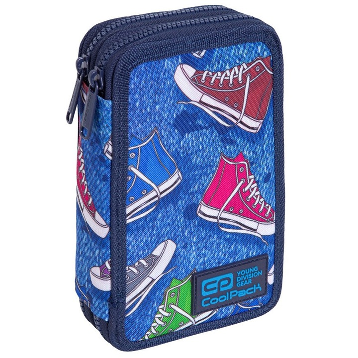 Несесер Coolpack Jumper 2, Оборудван, С 2 ципа