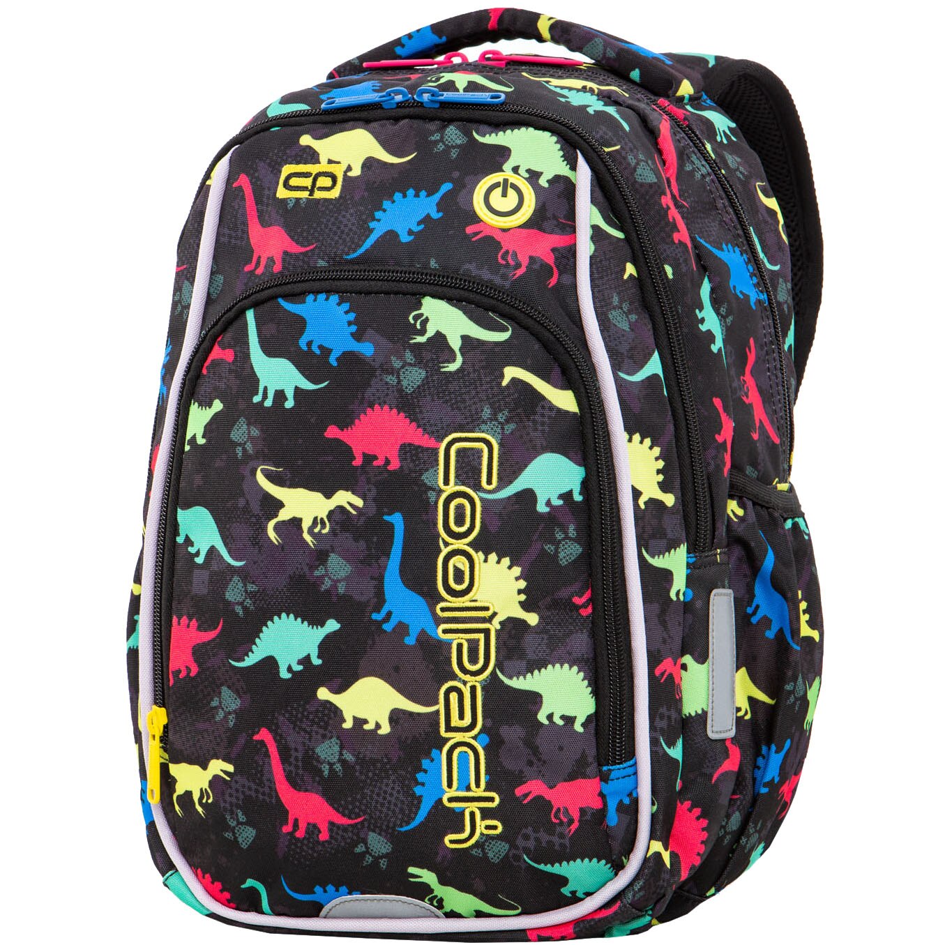Ghiozdan Coolpack STRIKE YOUTH LED DINOSAURS, 39 x 26 x 12 cm