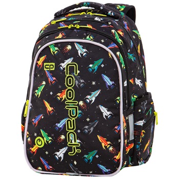 Ghiozdan LED Coolpack JOY YOUTH ROCKETS, 41 x 29 x 20 cm Ghiozdan LED Coolpack JOY YOUTH ROCKETS, 41 x 29 x 20 cm